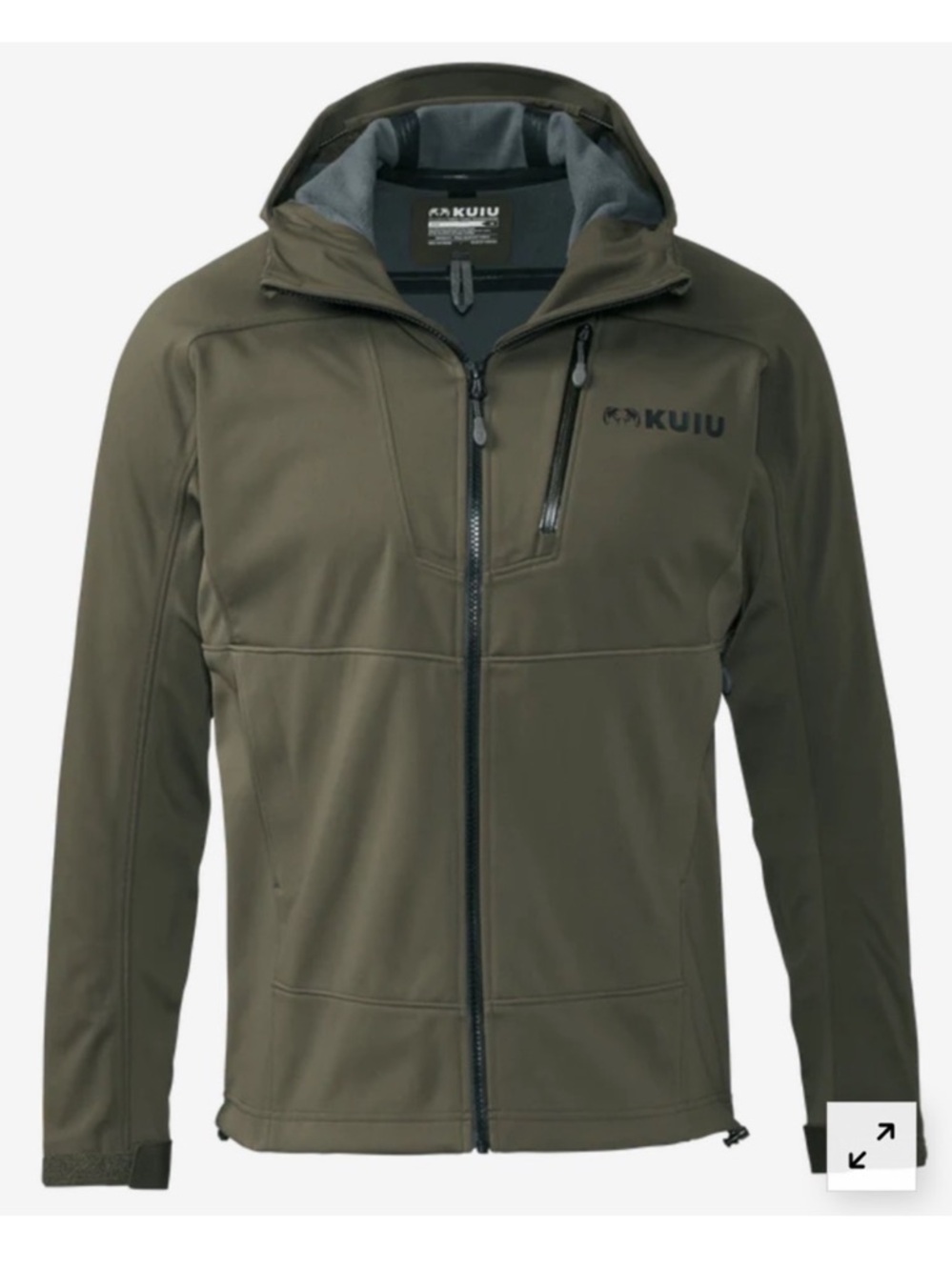 KUIU Axis Hybrid Men's Olive Jacket